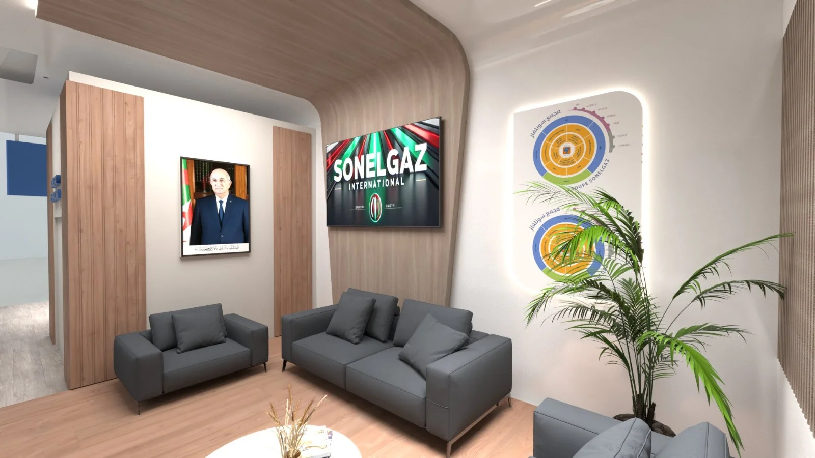 Conception & réalisation d'un stand Personnalisé- SONELGAZ INTERNATIONAL — 3